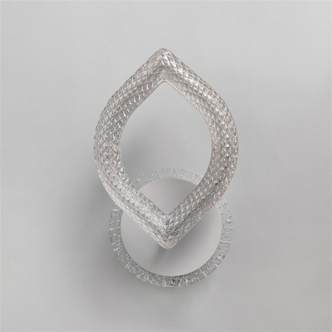 Бра светодиодный 1 плафон 30*16*10 см 16 Вт 1200 LM 5м2 акрил 3 цвета белый Baizheng