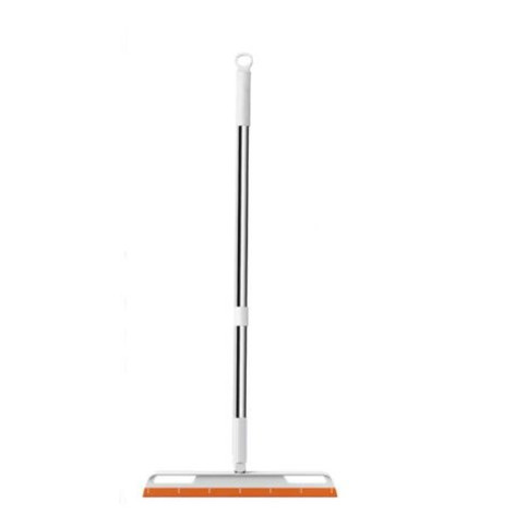 Швабра силиконовая 90х35 см для подметания метал ручка Baizheng