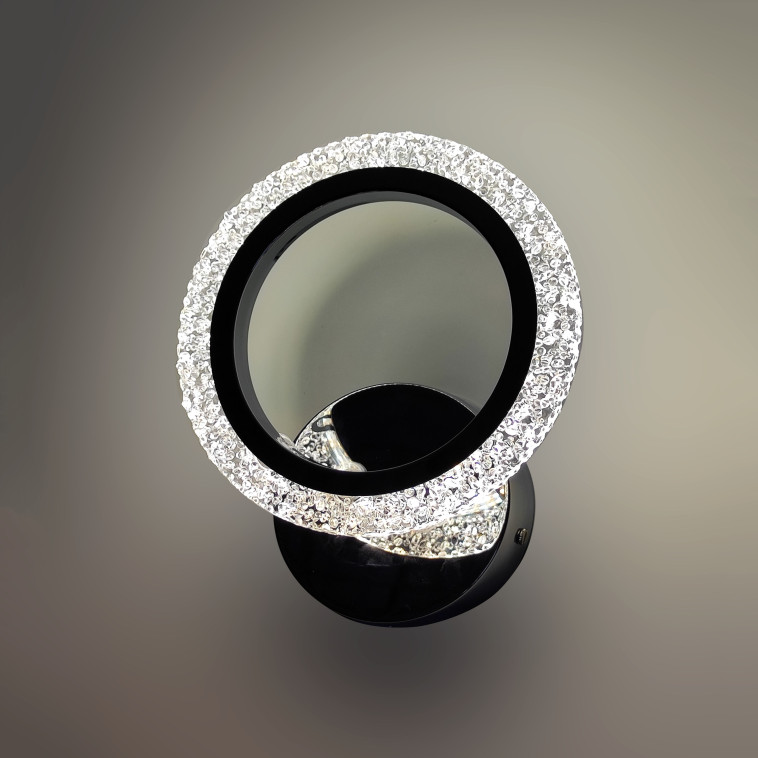 Картинка Бра светодиодный 1 плафон 19*23*8 см 18 Вт 600 LM 5м2 3 цвета хром Baizheng