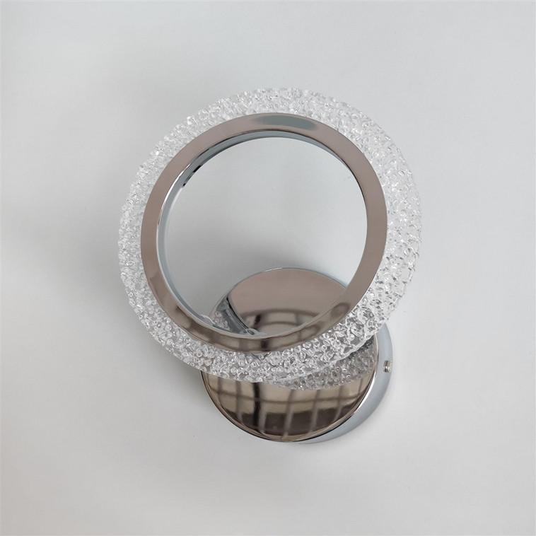 Бра светодиодный 1 плафон 19*23*8 см 18 Вт 600 LM 5м2 3 цвета хром Baizheng