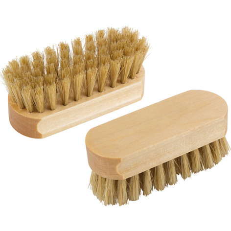 Щетка деревянная для обуви 4х35х39 из натуральной свиной щетины Рыжий кот
