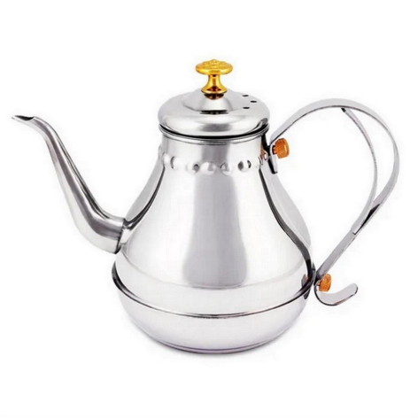 Чайник нерж сталь заварочный 1,2 л нерж сталь сито стальной Леранс Baizheng