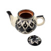Мини изображение Чайник керамический заварочный  1000 мл черный Атлас Риштанская керамика