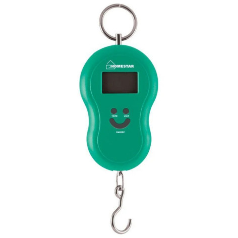 Безмен электронный 50 кг 2хАА дисплей зеленый HS-3003 HomeStar