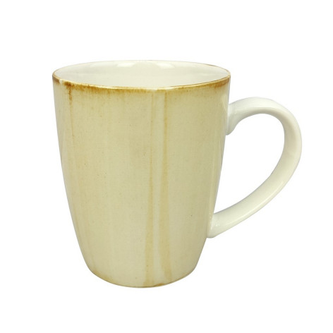 Кружка фарфоровая 330 мл кремовый Sabbia Коралл