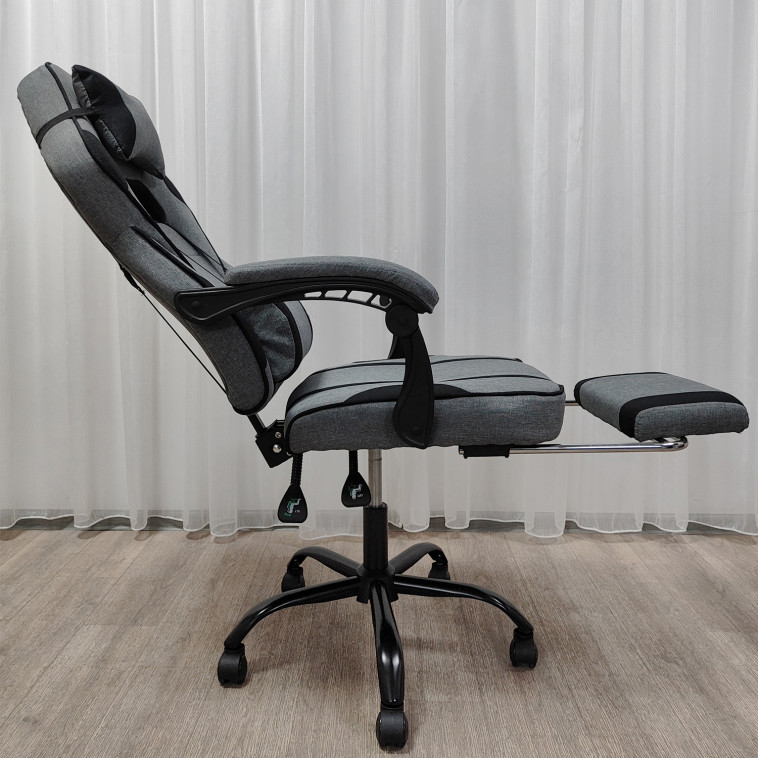 Картинка Кресло компьютерное игровое 120*62*51 см до 150 кг с подставкой Baizheng