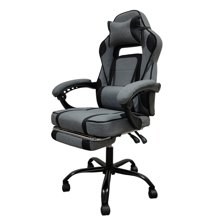 Кресло компьютерное игровое 120*62*51 см до 150 кг с подставкой Baizheng