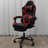 Мини изображение Кресло компьютерное игровое 124*64*50 см до 150 кг с подставкой черно-красный Baizheng