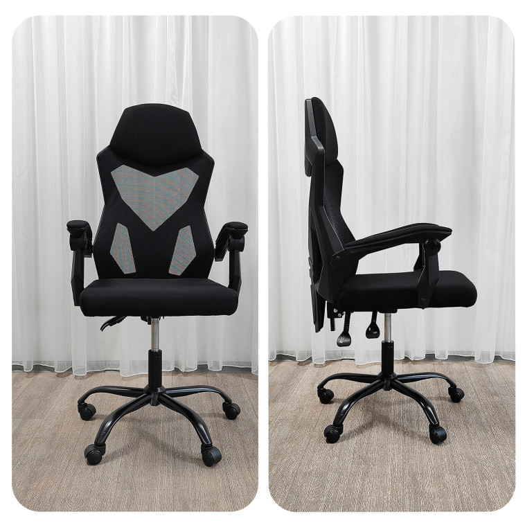 Изображение Кресло офисное 119*58*50 см до 150 кг черный Baizheng