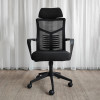 Мини картинка Кресло офисное 129*60*53 см до 150 кг механизм качания черный Baizheng