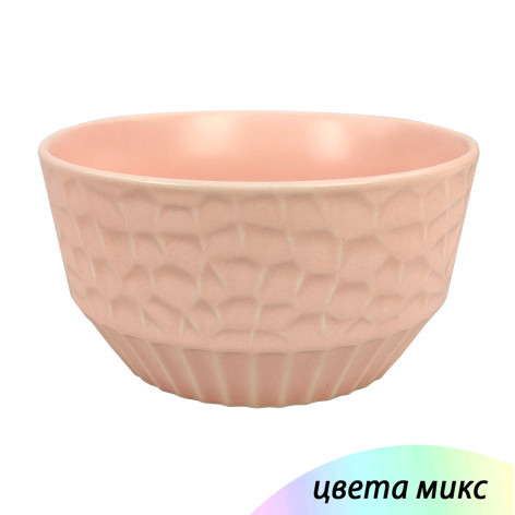 Салатник фарфоровый 14 см 350 мл бело-зеленый Primrose Коралл