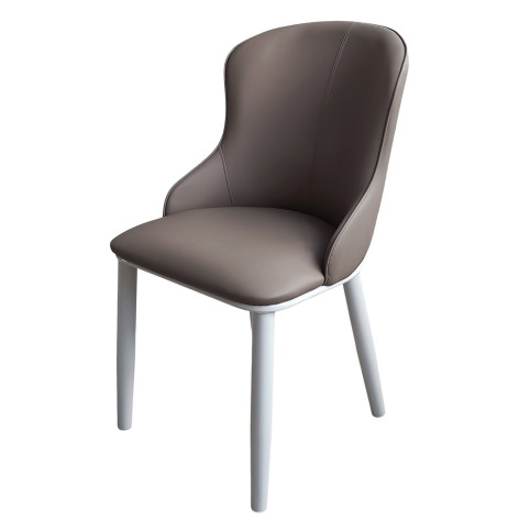 Стул металлический 870*470*460 мм до 150 кг искусственная кожа коричневый Baizheng