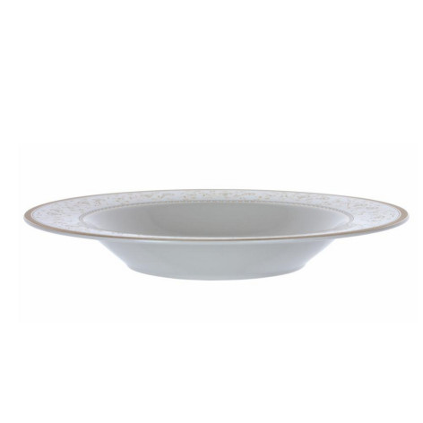 Тарелка фарфоровая суповая 21,5 см 300 мл Империя Anna Manelis Мфк