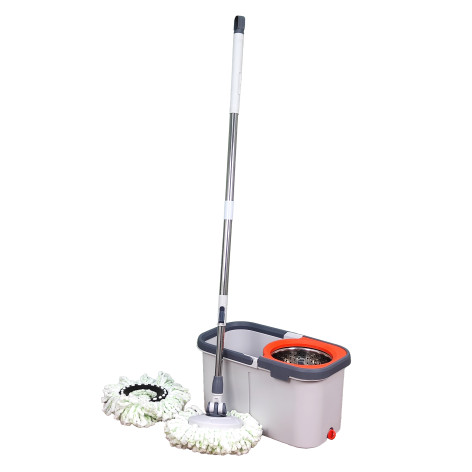 Набор ведро пластиковое 18 л + швабра метал 27х35 см металл ручка Baizheng