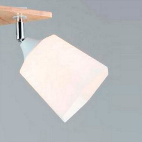 Плафон стеклянный Е27 белый N5095 Baizheng