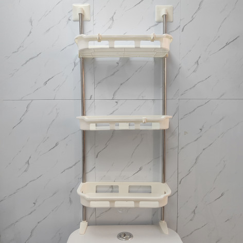 Стеллаж-полка металлический над унитазом 3 секции Baizheng