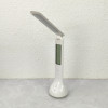 Мини изображение Лампа светодиодная настольная 15*15*36,9 см 5Вт 200LM USB c дисплеем белый Baizheng