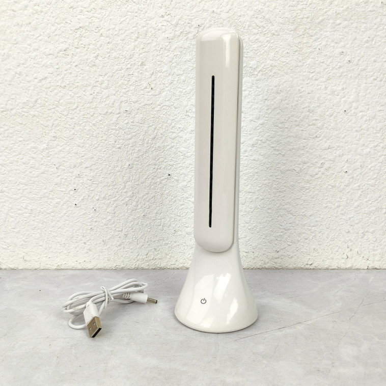 Cнимок Лампа светодиодная настольная 18,6*7,6*30 см 5Вт USB складная белый Baizheng