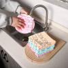 Мини фотография Салфетка микрофибра 5 шт 30х60 см микс Baizheng
