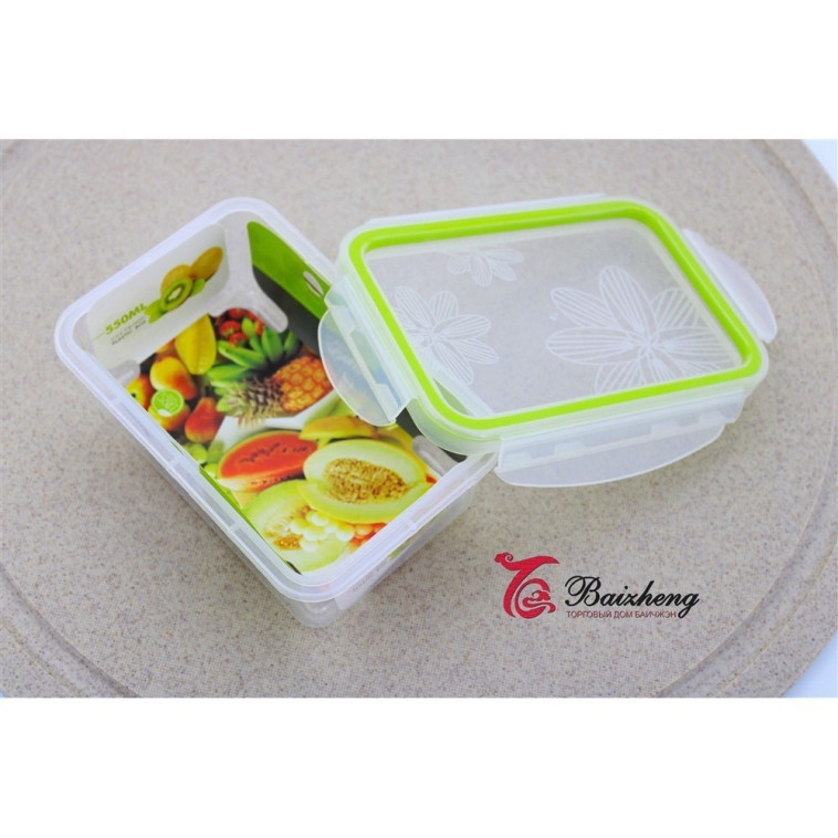 Ланчбокс пластиковый 0,55 л 15*10*6 см XG Baizheng