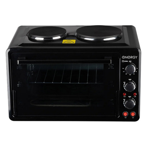 Мини-печь 35 л 1600 Вт 2 конфорки 3 режима черный GН-35A-B Energy