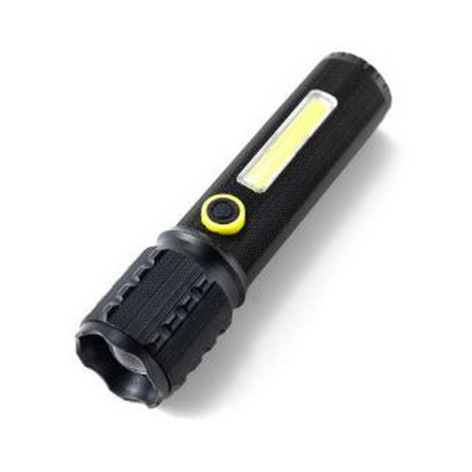 Фонарь ручной 14*2,7 см 800 мАч USB аккумулят телескоп фокусировка 4 режима BN535 Baizheng