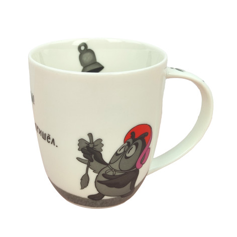 Кружка фарфоровая 420 мл Винни Пух Коралл