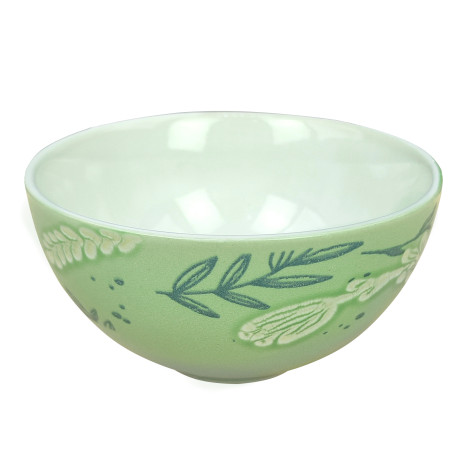 Салатник фарфоровый 12 см 350 мл Grassy Коралл