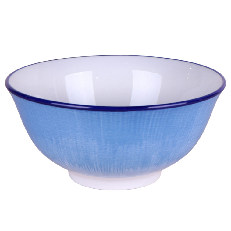Фото Салатник фарфоровый 15 см 600 мл Eden blue Коралл