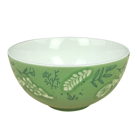 Салатник фарфоровый 17 см 650 мл Grassy Коралл