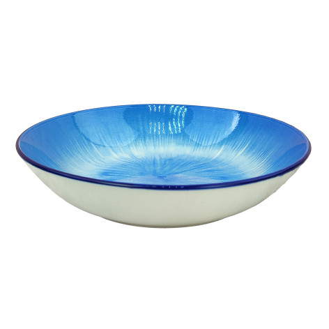 Тарелка фарфоровая суповая 20 см 600 мл Eden blue Коралл