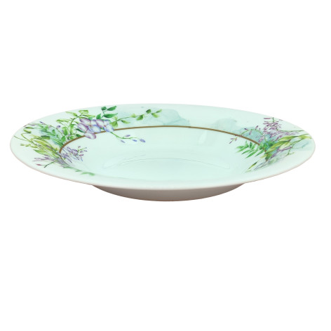 Тарелка стеклокерамическая суповая 21,5 см 500 мл Эвори Коралл