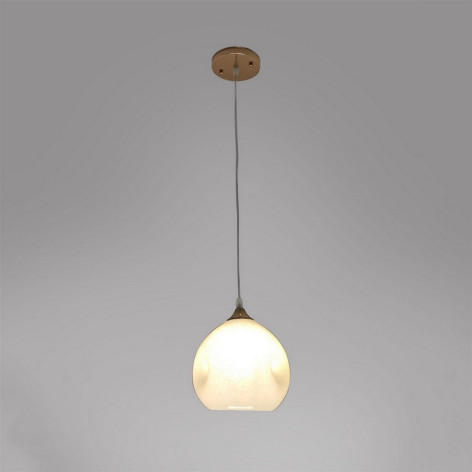 Люстра кухонная 1 плафон 20*19*80 см Е27 60Вт 4м2 плафон стекло золото Baizheng