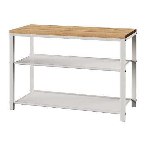 Скамья металлическая 67х30х45 см белый Торонто 23Л ЗМИ