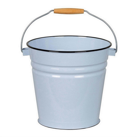 Ведро эмалированное 12 л без крышки светлый Стальэмаль
