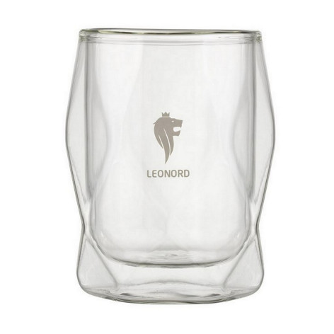 Стакан стеклянный 200 мл с двойными стенками Aroma Leonord