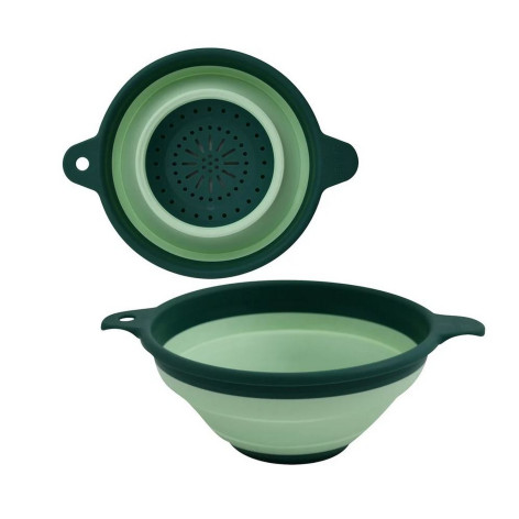 Дуршлаг пластиковый складной Compact Mini мандарин Berossi