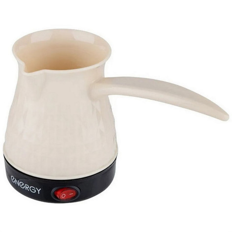 Кофеварка-турка электрическая стекло 600 Вт 0,3 л бежевый EN-293 Energy Кофеварка-турка электрическая стекло 600 Вт 0,3 л бежевый EN-293 Energy