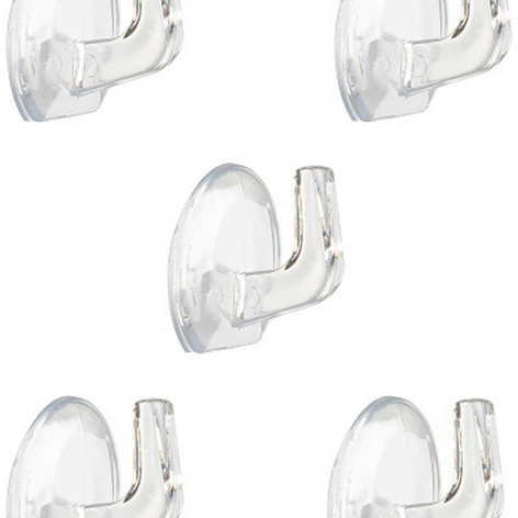 Набор пластиковых крючков 5 шт самоклеящиеся 2,5х2,2 см Рыжий кот