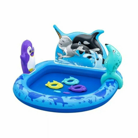 Игровой центр 134*131*73 см 84 л с игрушками Polar Pals Bestway