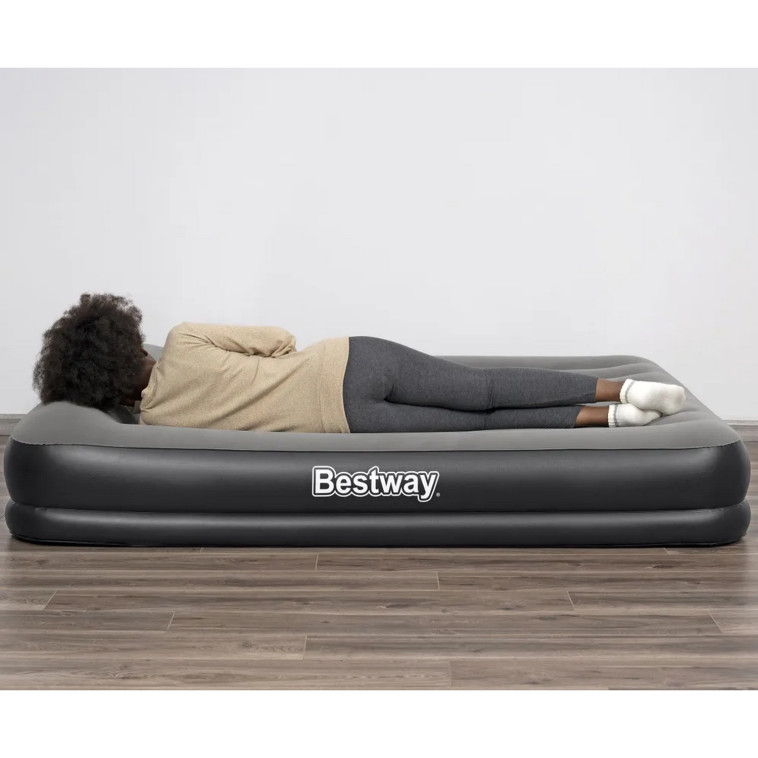 Cнимок Матрас надувной 203*152*36 см насос подголовник BestWay