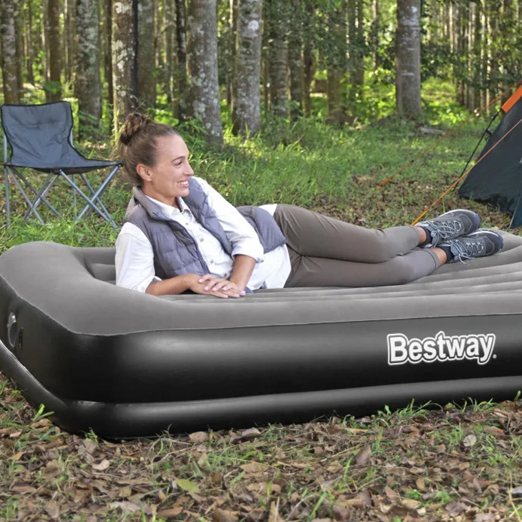 Мини фото №3 Матрас надувной 203*152*36 см насос подголовник BestWay
