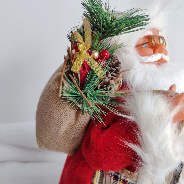 Фотография Фигурка новогодняя 45 см Дед Мороз Номер 15 NP-1202 Fex