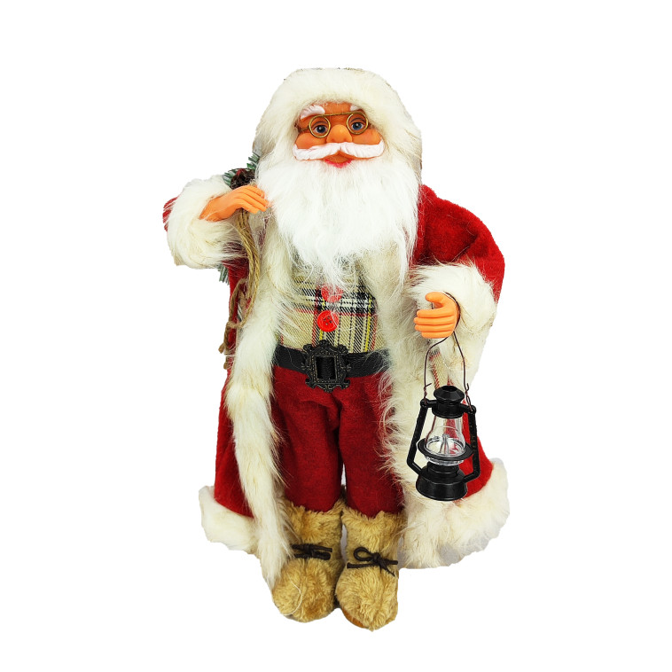 Фигурка новогодняя 45 см Дед Мороз Номер 15 NP-1202 Fex