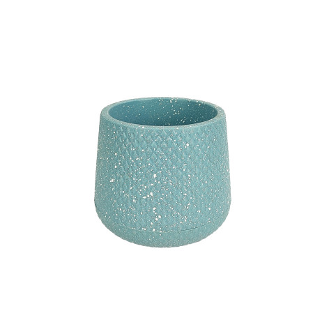 Горшок пластиковый 1 л 13*13*15 см голубой BZ-P221 Baizheng