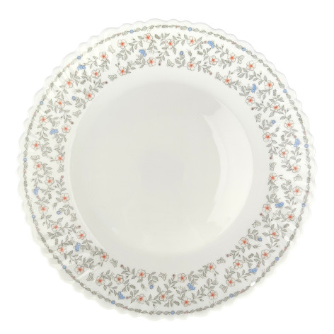 Тарелка стеклокерамическая обеденная 24 см Rhapsody Коралл