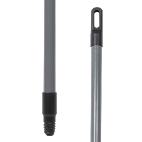 Черенок металлический 120 см с полимерным покрытием резьбовой серый Violet