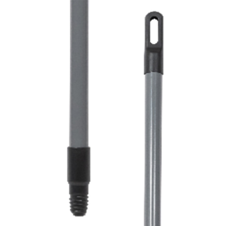 Черенок металлический 120 см с полимерным покрытием резьбовой серый Violet