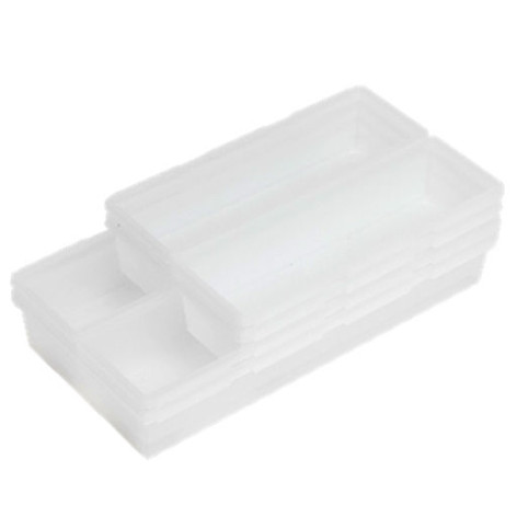 Лоток пластиковый для хранения 320*160*92 мм Комбо 1 прозрачный Violet Лоток пластиковый для хранения 320*160*92 мм Комбо 1 прозрачный Violet