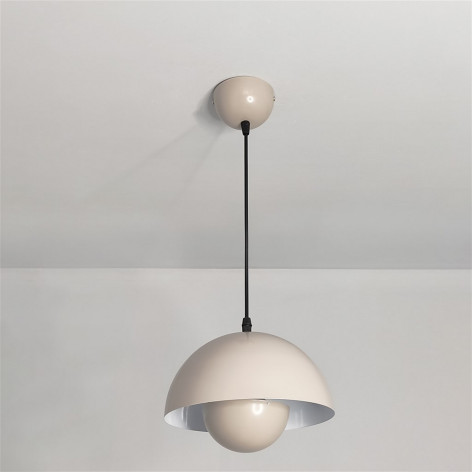 Люстра кухонная 1 плафон 23*15,5*80 см Е27 60Вт 4м2 плафон металл бежевый Baizheng